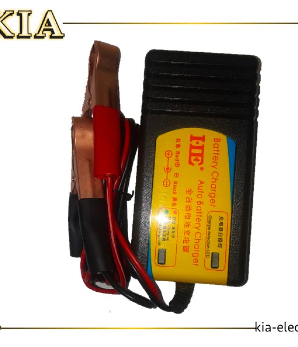 شارژر ۱۲ولت ۳ آمپر گیره سوسماری